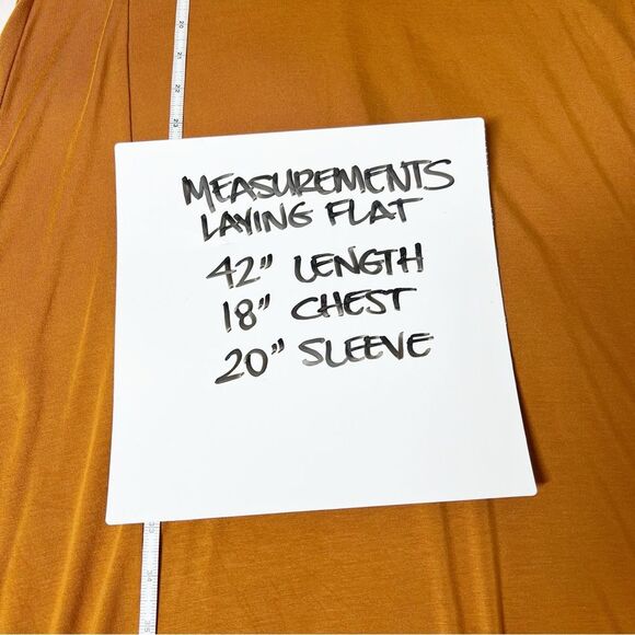 Garnet Hill Women's Size Large Orange Rust Scoop Neck Trapeze Knee Length Dress - Picture 7 of 9